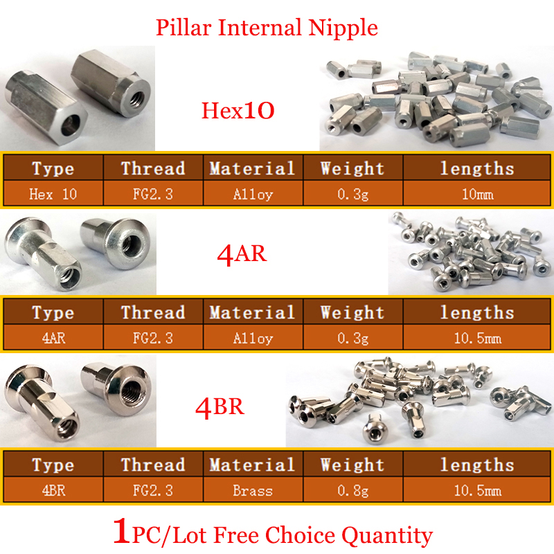 1pcs/lot Pillar internal Bike  - Spoke Nipple Brass review and price