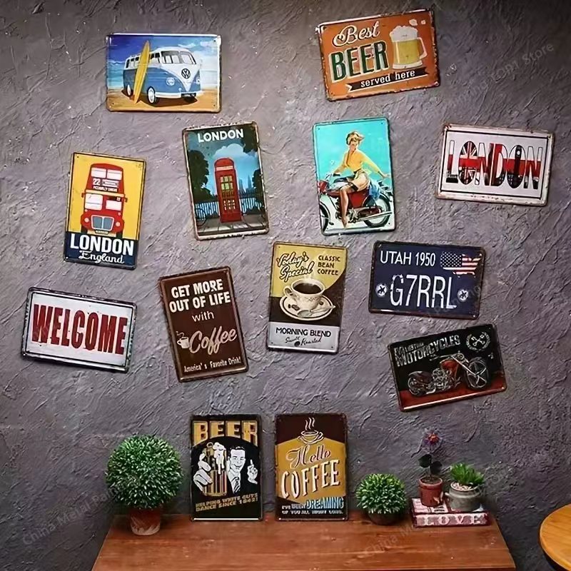 HD Metal Tin Sign French Cycli - Mountain Biking Europe review and price