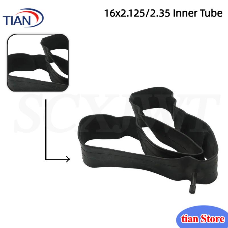 Butyl rubber inner tube 16x2.1 - Mountain Biking Tube review and price