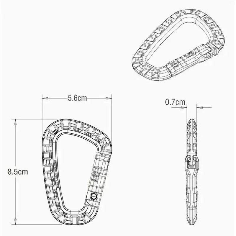2/5/16Pcs Tactical Carabiner S - Chain Quick Link review and price