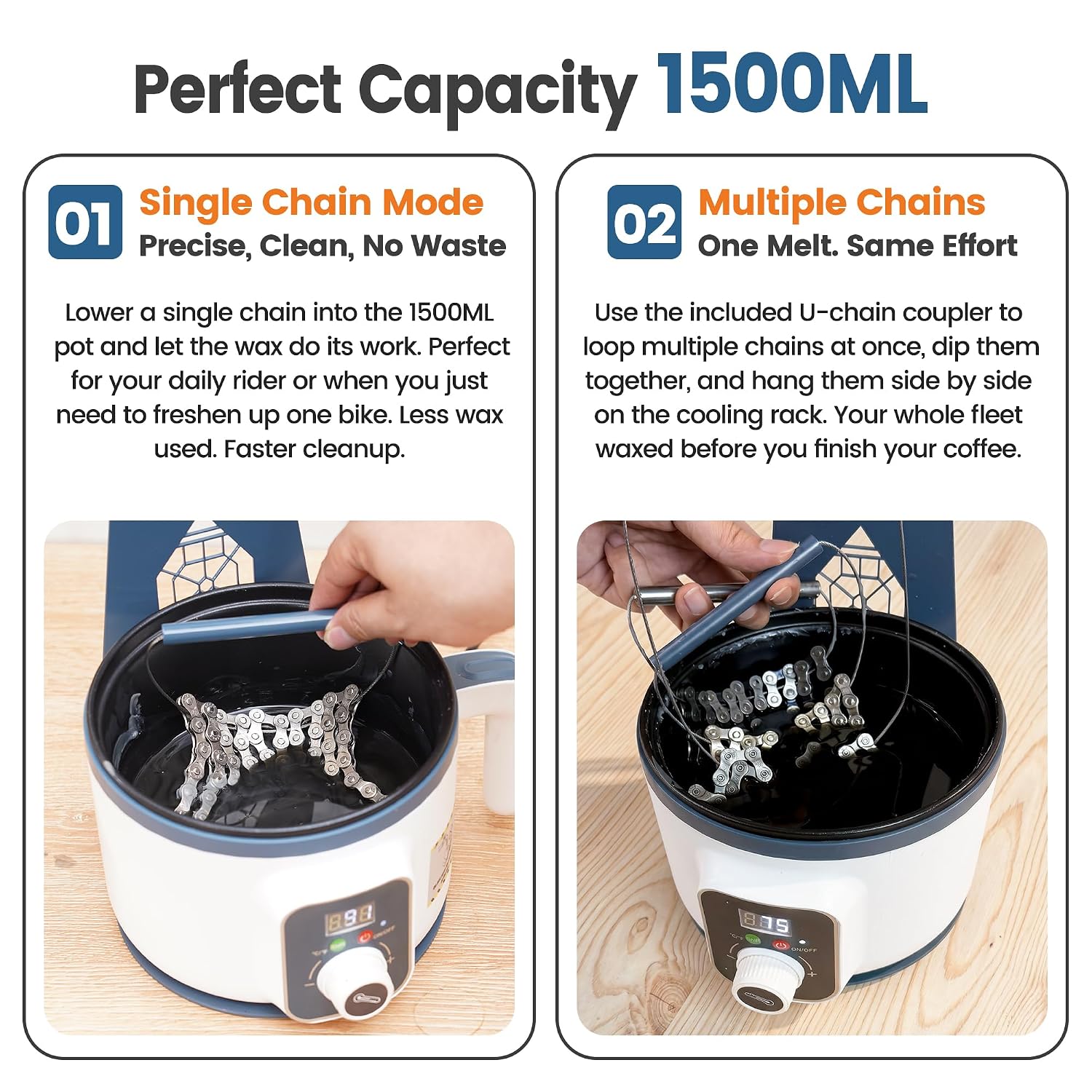 Bicycle Chain Wax Melting Pot  - Chain Quick Link review and price