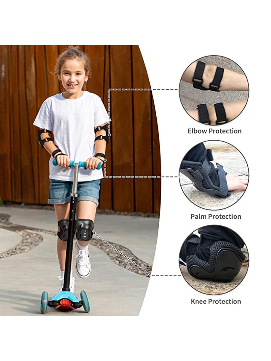 6PCS Kids Protective Gear Set  - Mountain Biking Elbow Pads review and price