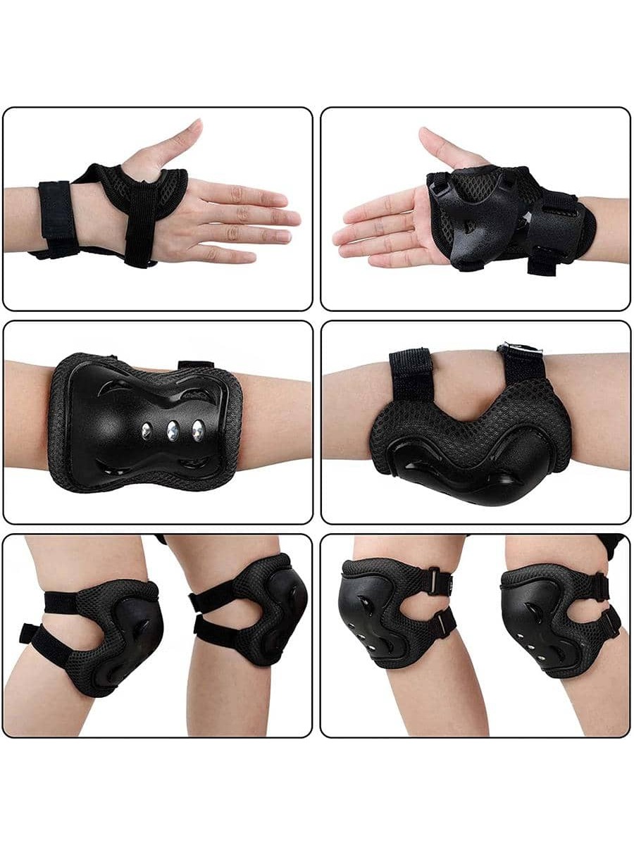 6PCS Kids Protective Gear Set  - Mountain Biking Elbow Pads review and price